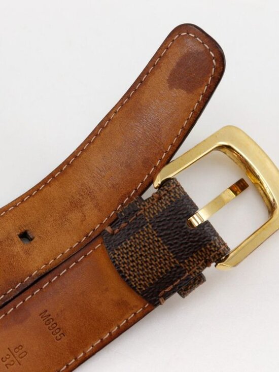Louis Vuitton Santure Ellipse M6995 Damier Canvas Brown Ca1101 Belt main image 8